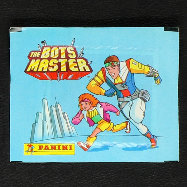 The Bots Master 1994 Panini sticker bag