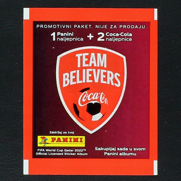 Team Believers Panini sticker bag - Coca Cola Version