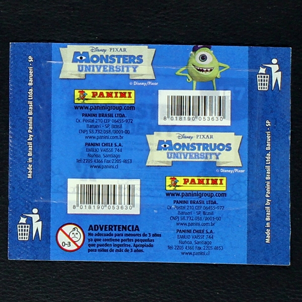 Monstruos University Panini sticker bag - Brasil Version