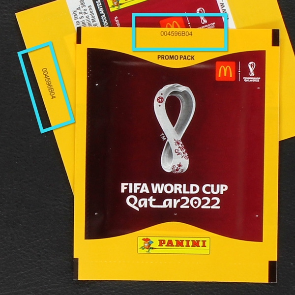 Qartar 2022 Panini sticker bag - McDonalds Version