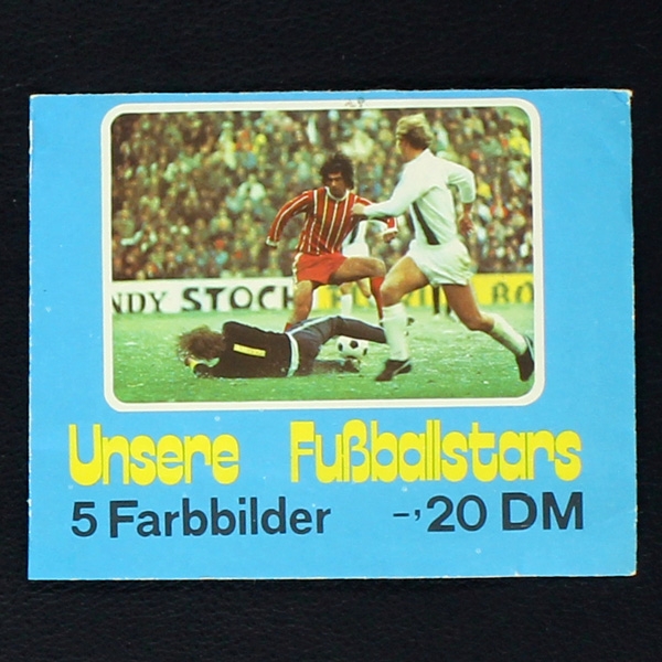 Unsere Fußballstars 1973 Bergmann Tüte