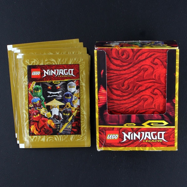 Lego Ninjago Legacy Blue Ocean box with 50 sticker bags