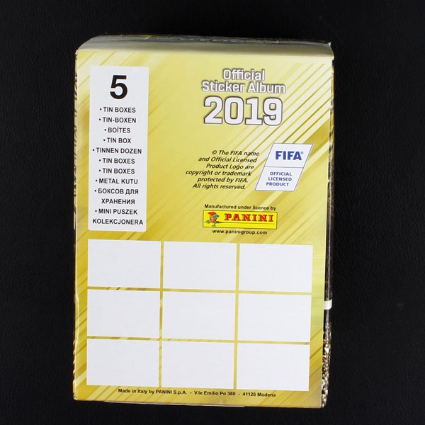 FIFA 365 2019 Panini Box mit 5 TIN Boxen