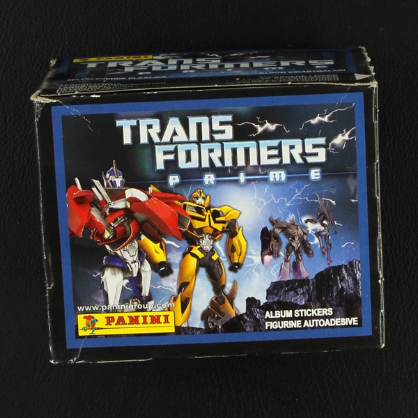 Transformers Prime Panini Box mit 50 Sticker Tüten