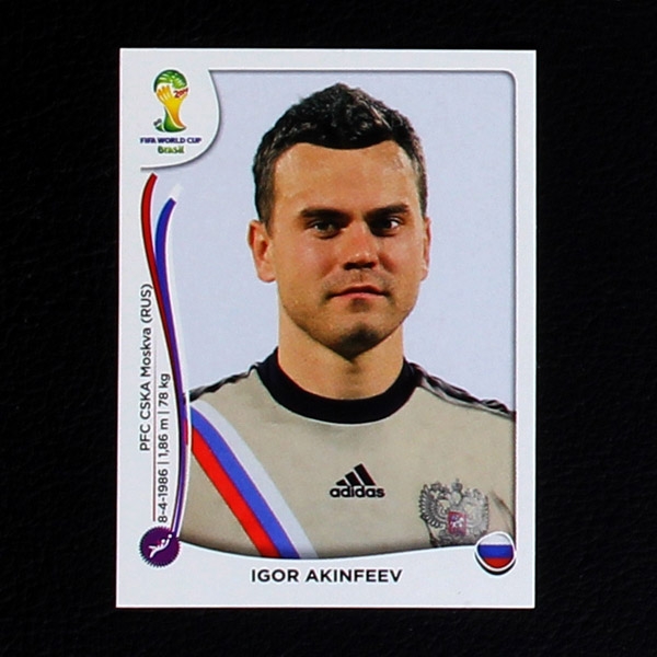 Brasil 2014 No. 604 Panini sticker Igor Akinfeev
