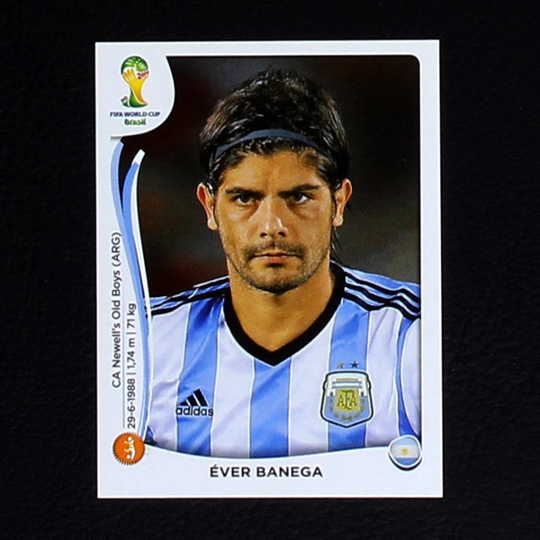 Brasil 2014 No. 423 Panini sticker Ever Banega