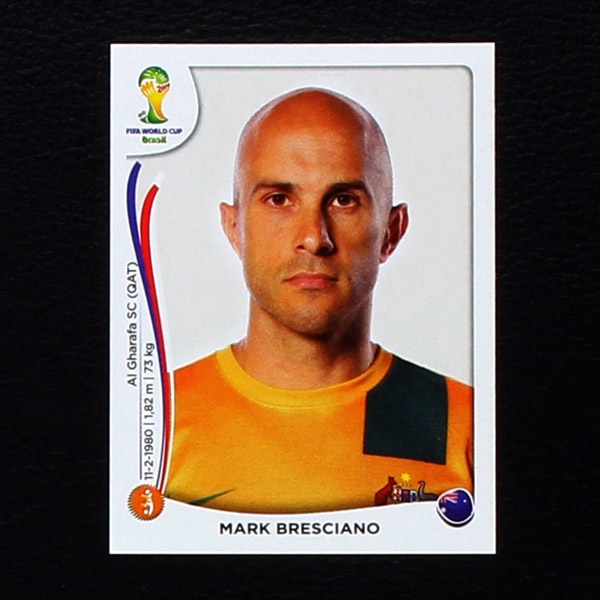 Brasil 2014 Nr. 176 Panini Sticker Mark Bresciano
