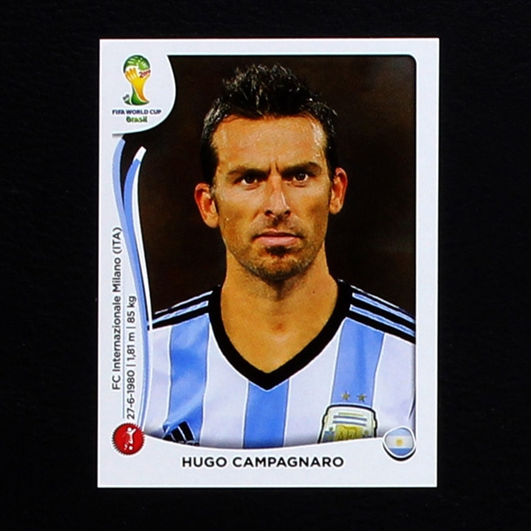 Brasil 2014 No. 418 Panini sticker Hugo Campagnaro