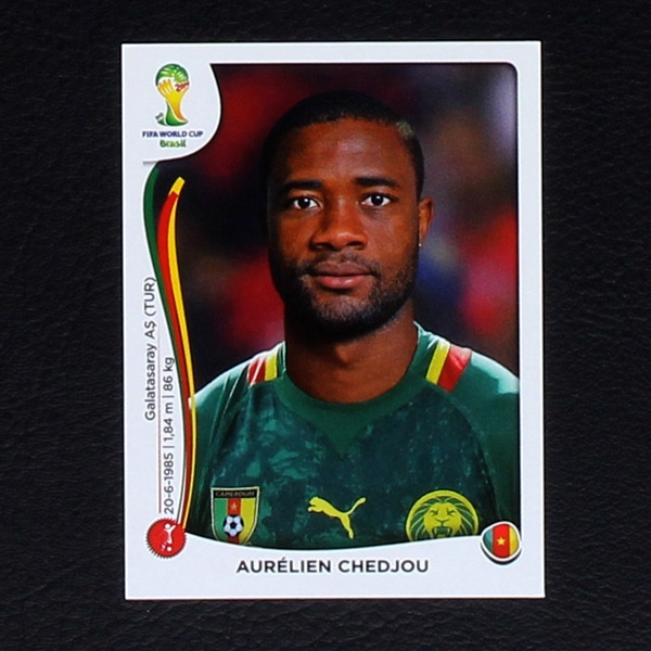 Brasil 2014 Nr. 092 Panini Sticker Aurelien Chedjou