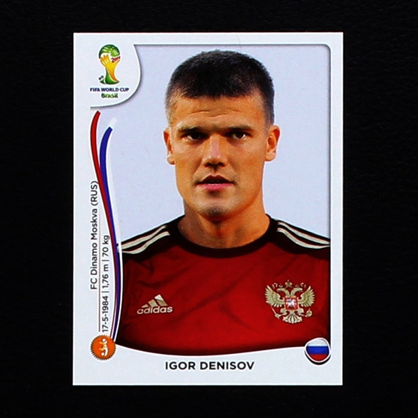 Brasil 2014 Nr. 612 Panini Sticker Igor Denisov