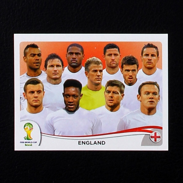 Brasil 2014 No. 299 Panini sticker England team