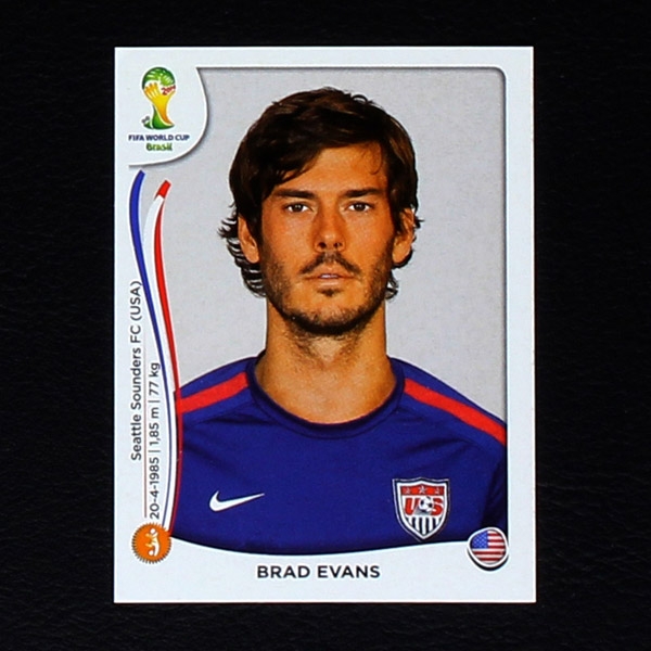 Brasil 2014 Nr. 556 Panini Sticker Brad Evans
