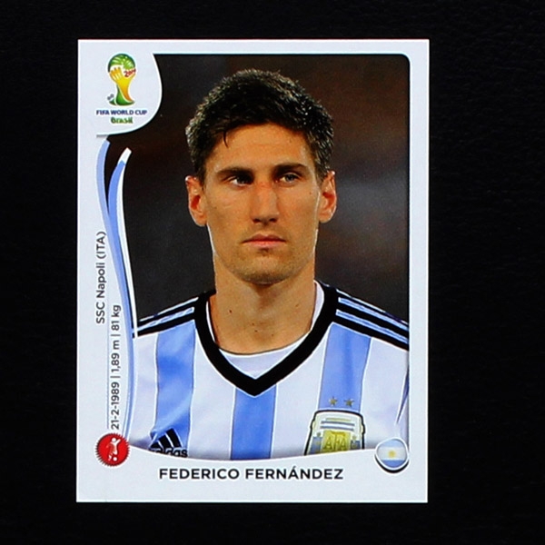 Brasil 2014 No. 417 Panini sticker Federico Fernandez