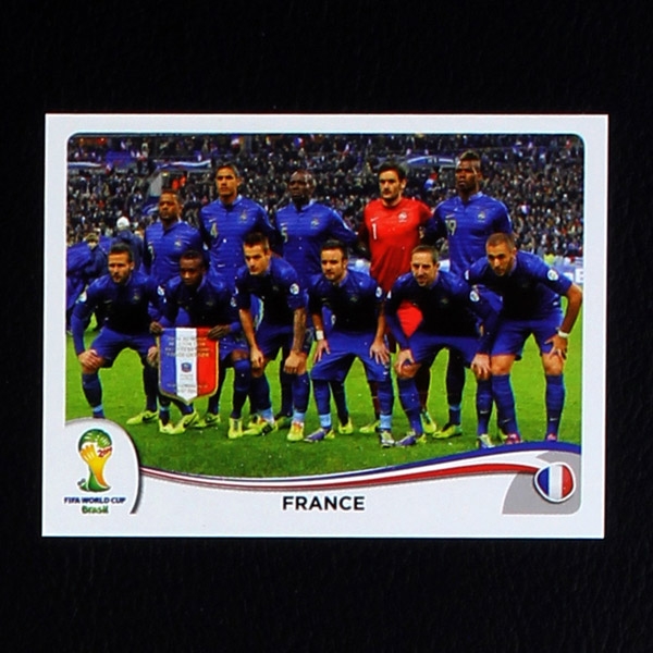 Brasil 2014 No. 375 Panini sticker France team