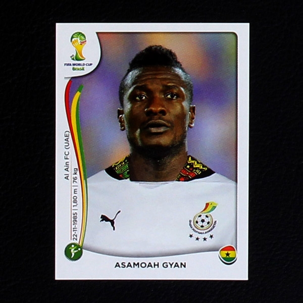 Brasil 2014 No. 544 Panini sticker Asamoah Gyan