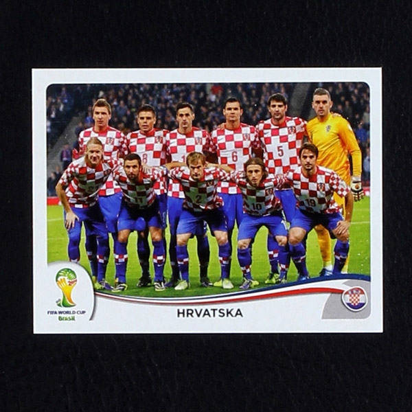 Brasil 2014 Nr. 052 Panini Sticker Hrvatska Team