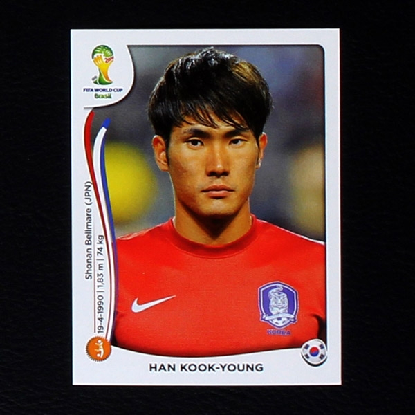 Brasil 2014 No. 630 Panini sticker Han Kook-Young