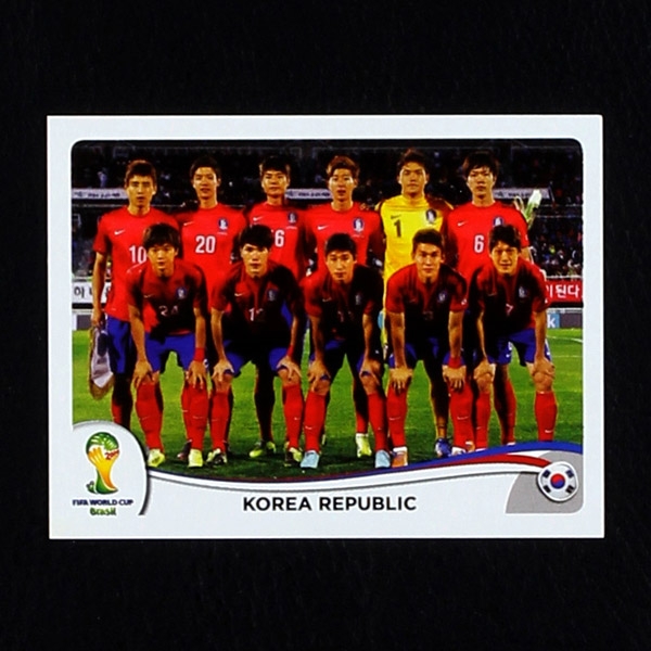 Brasil 2014 No. 622 Panini sticker Korea Republic team