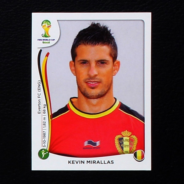 Brasil 2014 No. 580 Panini sticker Kevin Mirallas