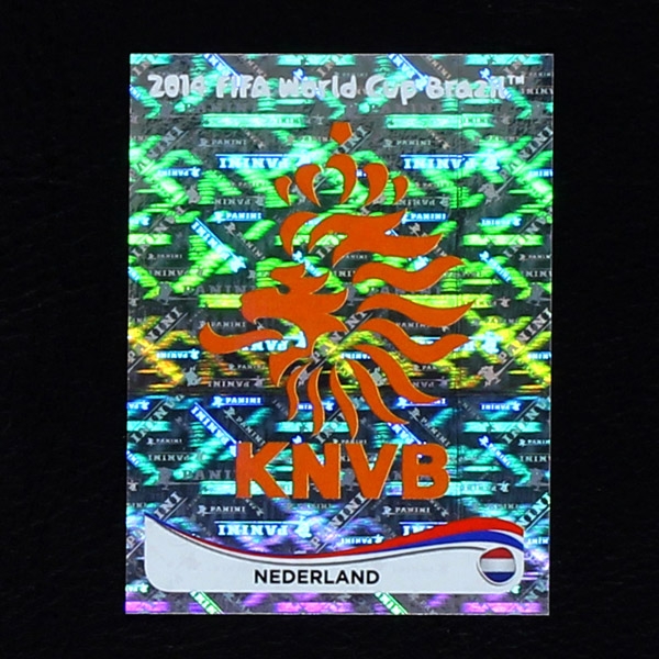Brasil 2014 No. 127 Panini sticker Nederland badge