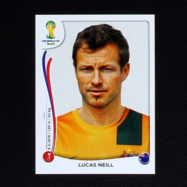 Brasil 2014 Nr. 168 Panini Sticker Lucas Neill