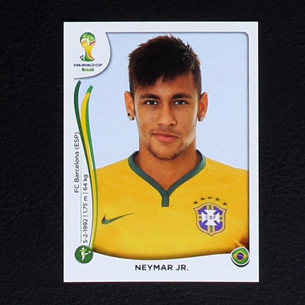 Brasil 2014 Nr. 048 Panini Sticker Neymar Jr.