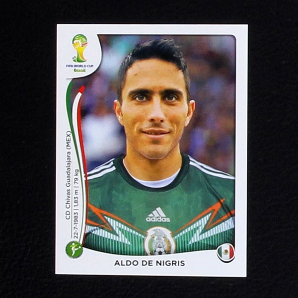 Brasil 2014 Nr. 084 Panini Sticker Aldo De Nigris