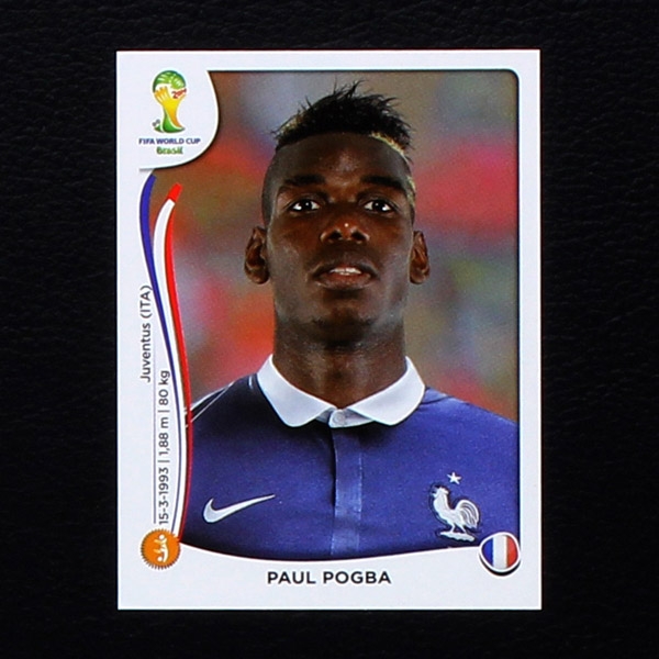 Brasil 2014 Nr. 386 Panini Sticker Pogba