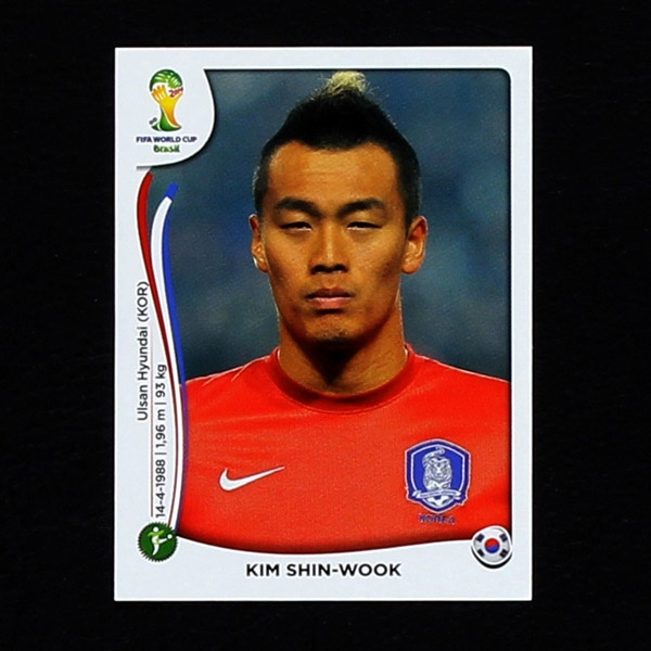 Brasil 2014 No. 637 Panini sticker Kim Shin-Wook