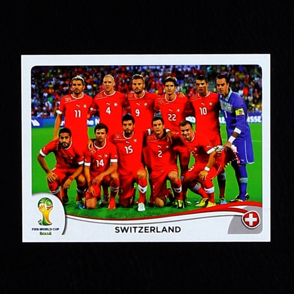 Brasil 2014 Nr. 337 Panini Sticker Switzerland Team