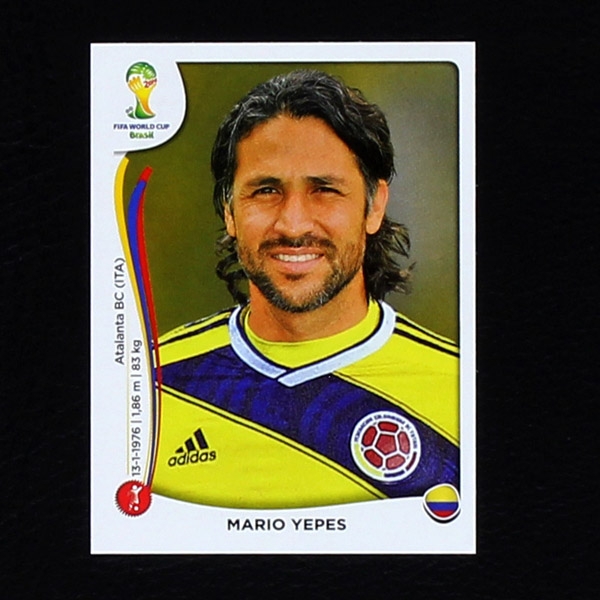 Brasil 2014 No. 187 Panini sticker Mario Yepes