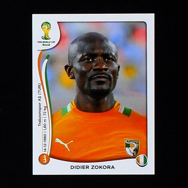 Brasil 2014 Nr. 230 Panini Sticker Zokora