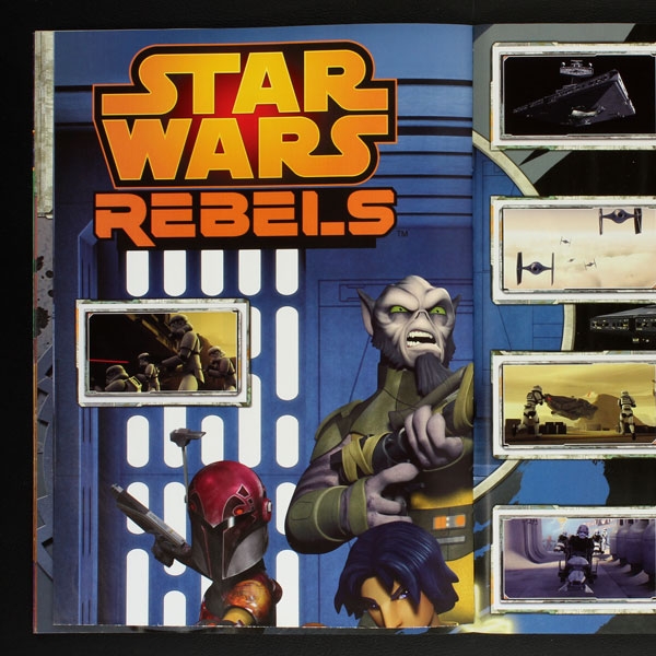 Star Wars Rebels Topps sticker album complete