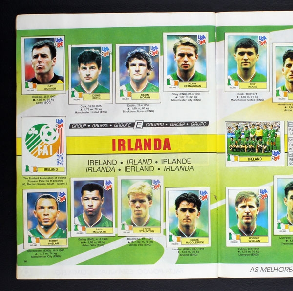 USA 94 - Mundial de Futebol Panini Album komplett