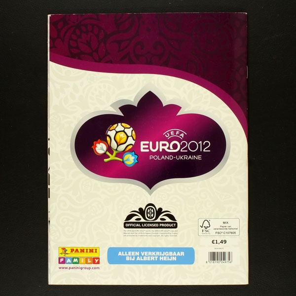 Euro 2012 Het Toernooi Panini Sticker Album komplett