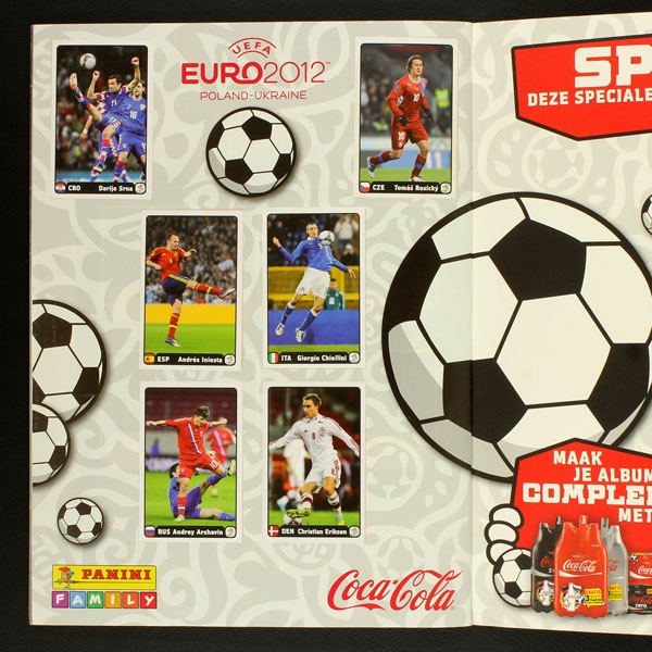 Euro 2012 Het Toernooi Panini Sticker Album komplett