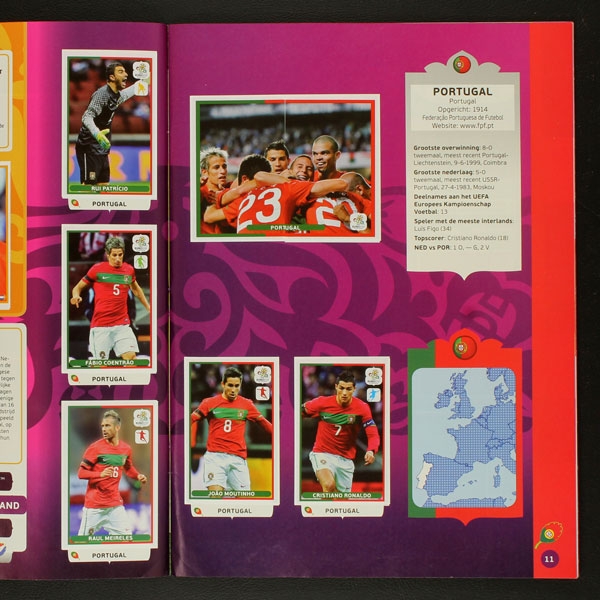 Euro 2012 Het Toernooi Panini Sticker Album komplett