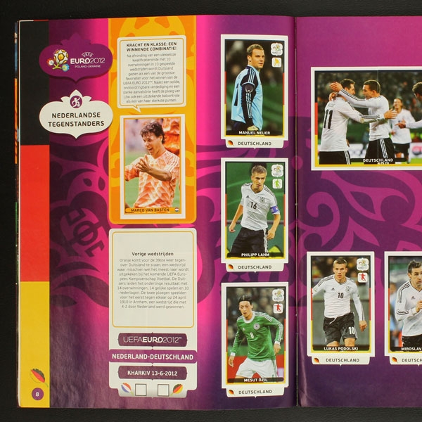 Euro 2012 Het Toernooi Panini Sticker Album komplett