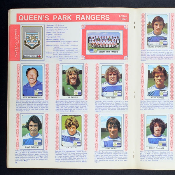Football 79 Panini Sticker Album komplett