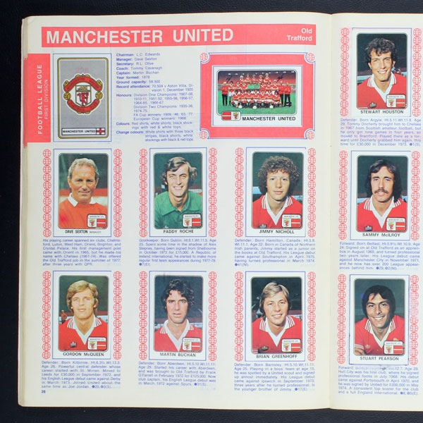 Football 79 Panini Sticker Album komplett