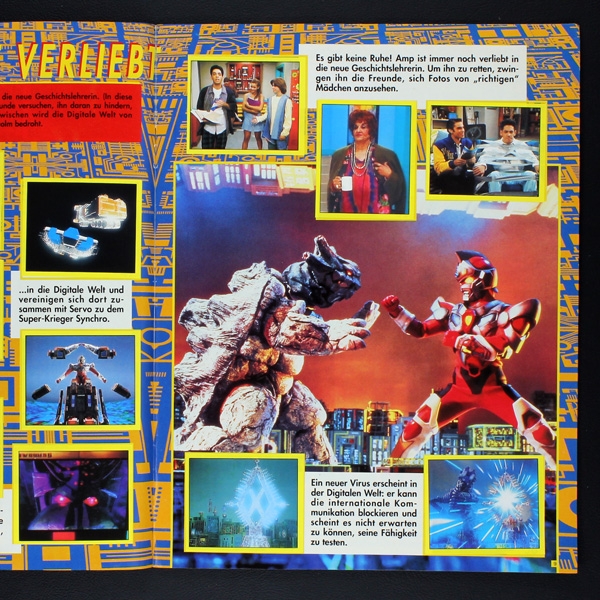 Samurai Syber-Squad Panini Sticker Album komplett