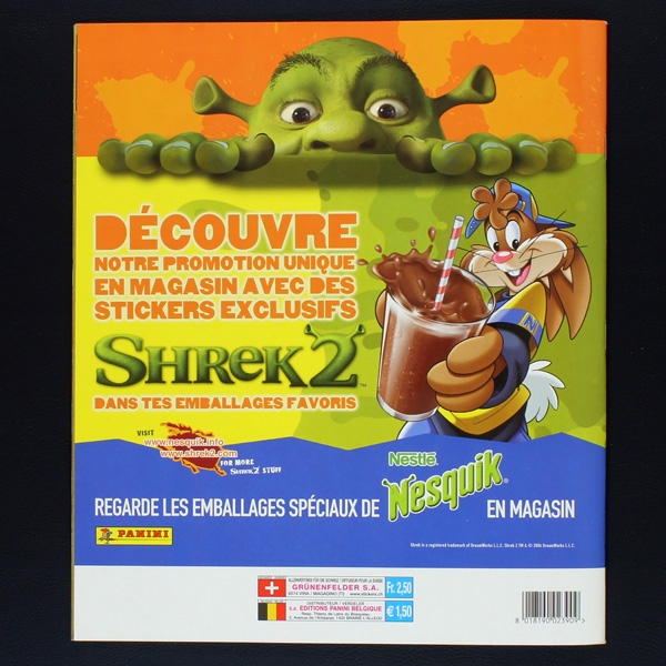 Shrek 2 Panini sticker album complete - B