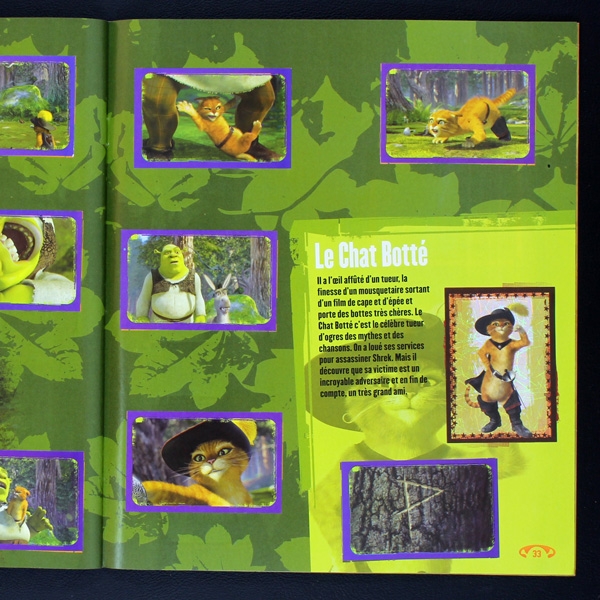 Shrek 2 Panini Sticker Album komplett - B