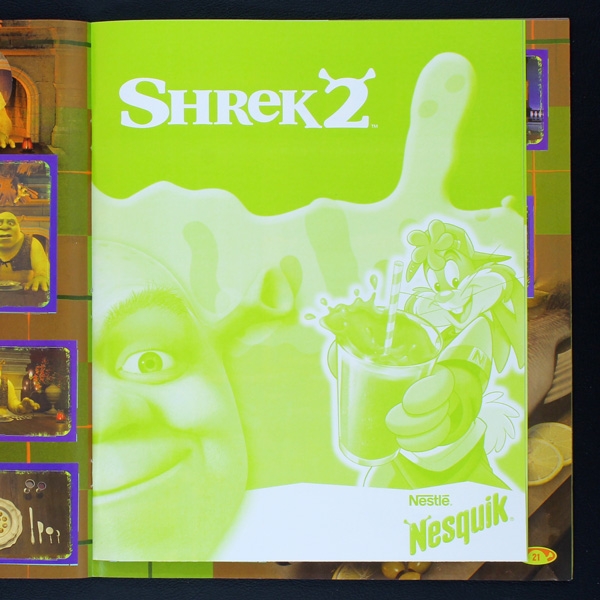 Shrek 2 Panini Sticker Album komplett - B