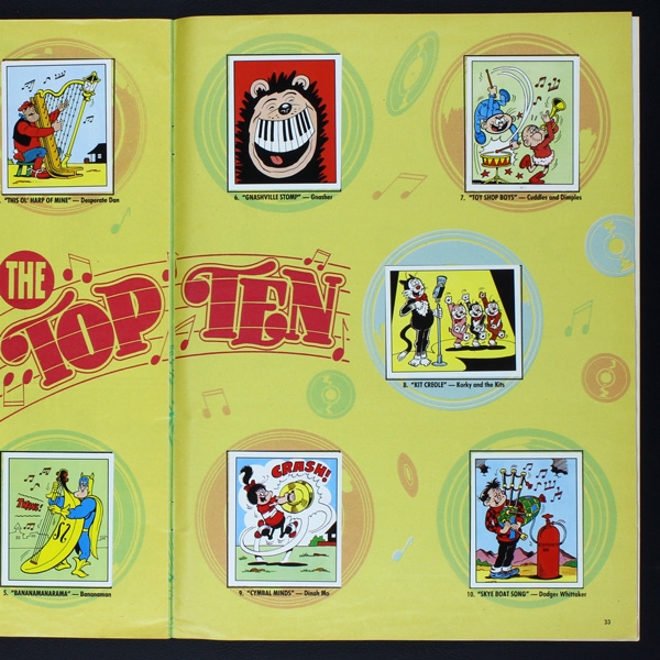 Dandy Beano Panini Sticker Album komplett - GB