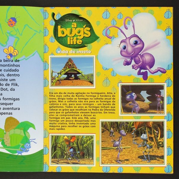 A Bugs Life Panini Sticker Album komplett - BR