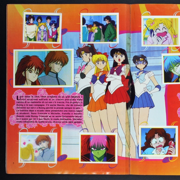 Sailor Moon Merlin Sticker Album komplett - I