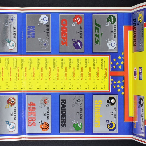 Football 89 NFL Panini Sticker Album komplett