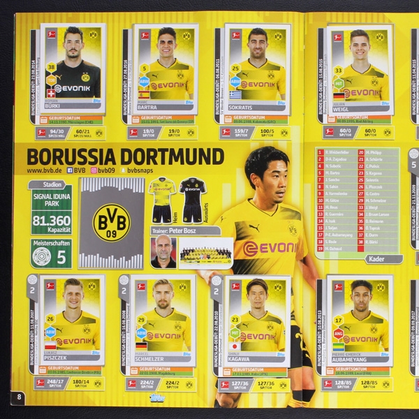 Fußball 2017 Topps sticker album complete