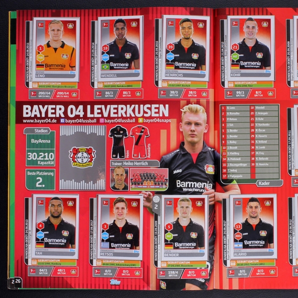 Fußball 2017 Topps sticker album complete